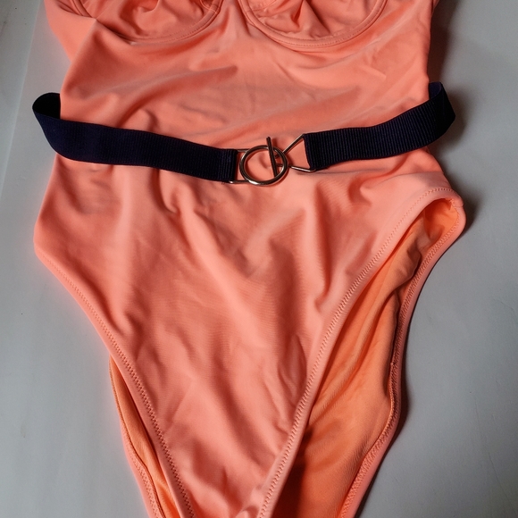 Aerie One-Piece Belted Swimsuit sz Large - Picture 5 of 9